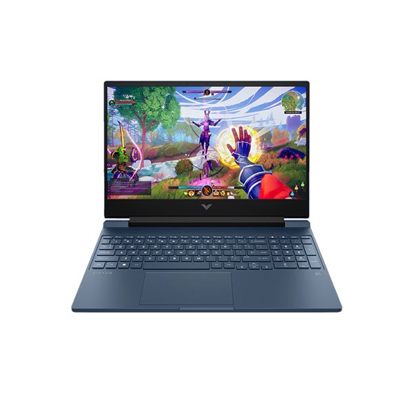 Picture of HP Victus - AMD Ryzen 7-7445HS 15.6" (39.6 cm) 15-fb3120AX Gaming Laptop (16GB DDR5-5600/ 512GB SSD/ Full HD Display/ 144 Hz/ NVIDIA GeForce RTX 3050 6GB/ Backlit Keyboard/ Windows 11 Home/ Windows 11 Home/ MS Office/ Performance blue/ 2.29 kg)